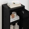 vidaXL Sideboard Schwarz Eichen-Optik 43 x 36 x 75,5 cm Holzwerkstoff 886588 Bild 4