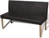 Sitzbank, Kunstleder, dunkelbraun, 139,5 cm Bild 2