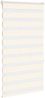 vidaXL Doppelrollo Marmorbeige 85x150 cm Stoffbreite 80,9 cm Polyester 4014648 Bild 3