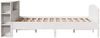 vidaXL Massivholzbett mit Regal ohne Matratze Weiß 160x200 cm Kiefer 3323060 Bild 5