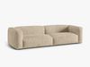 Micadoni Sofa Martina 4-Sitzer Samt Helles Beige Bild 2