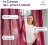 Beautex Gardine transparent Dolly, wählbar mit Kräusel- und Ösen- Aufhängung (2 St), Ösen, transparent Bild 2