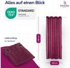 Beautex Gardine transparent Dolly, wählbar mit Kräusel- und Ösen- Aufhängung (2 St), Ösen, transparent Bild 3