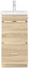 vidaXL Badezimmerschrank mit Waschbecken Sonoma-Eiche 890698 Bild 3