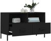 vidaXL TV-Schrank Schwarz 80x36x50 cm Holzwerkstoff 828981 Bild 4