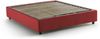 Dmora Alessander-Doppelbett, Bettkasten mit Stoffbezug, 100 % Made in Italy, Öffnung vorne, inklusive Matratze 160 x 200 cm, Rot Bild 5