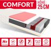 Matratze 80x200 Multipocket Taschenfederkern COMFORT 7 Zonen H3 25 cm Visco Latex Polyurethanschaum Jersey Bild 3