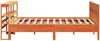 vidaXL Massivholzbett ohne Matratze Wachsbraun 180x200 Kiefernholz 3306257 Bild 5