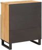 vidaXL Sideboard mit Speicher Braun 60 x 33 x 75 cm Massivholz Mango 4018069 Bild 5