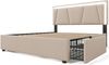 Etagenbett 90×200/140×200 cm aus Kiefernholz mit Treppe und zwei Schubladen, weiß Bild 5