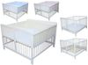 Micoland Kinderbett Zwillingsbett Zwillingskinderbett mit 2 Matratzen 120x120cm + Nestchen Bild 2