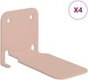 vidaXL Schwebendes Regal mit Regal 4 pcs Rosa 6 x 10,8 x 6,6 cm 8004059 Bild 2