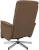 vidaXL Massagesessel mit Fußteil Braun Stoff 356576 Bild 5