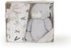 Cangaroo Babydecke 90 x 75 cm mit Plüschtier kuschelige Babydecke Krabbeldecke grau Bild 2