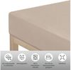 OTTO home Spannbettlaken Cremona, BASIC und PREMIUM Qualität, mit Elasthan, Baumwolle, Jersey (180 g/m), Gummizug: rundum, (1 Stück), bis 20 cm Höhe, Bettlaken ab Gr. 90x200 cm, Strapazierfähig Bild 4