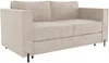 Vente-unique - ELORYA Sofa Stoff Beige - B 223 cm95 cm x H 100 cm x L 218 cm Bild 4