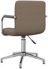 vidaXL Esszimmerstuhl Drehbar Taupe Stoff 3088071 Bild 4
