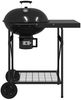 vidaXL Outdoor Grill Mit Rad Schwarz 91 x 71 x 107 cm Metall 42003856 Bild 5