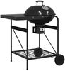 vidaXL Outdoor Grill Mit Rad Schwarz 91 x 71 x 107 cm Metall 42003856 Bild 4