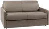 Schlafsofa 2-Sitzer CALIFE - Taupe - Liegefläche: 120 cm - Matratzenhöhe: 22 cm Bild 2