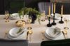 OTTO home Tafelservice Teller Set, Geschirr-Set Ezzo (12-tlg), 6 Personen, Porzellan, Goldband, Made in Europe, 12 Teile, für 6 Personen Bild 3