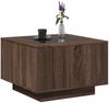 vidaXL LED-Couchtisch Braun Eichen-Optik 60x60x40 cm Holzwerkstoff 847573 Bild 5