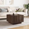 vidaXL LED-Couchtisch Braun Eichen-Optik 60x60x40 cm Holzwerkstoff 847573 Bild 4