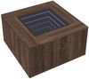 vidaXL LED-Couchtisch Braun Eichen-Optik 60x60x40 cm Holzwerkstoff 847573 Bild 3