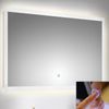 LED Spiegel 120cm mit Touch Bedienung B x H x T ca. : 120 x 65 x 3,2 cm Bild 2