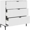 vidaXL Sideboard Hochglanz Weiß 79,5 x 33 x 82 cm Holzwerkstoff 883438 Bild 5