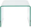 Vente-unique - SUZANA Bedside table Glas Transparent - B 40 cm x H 40 cm x L 50 cm Bild 3