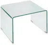 Vente-unique - SUZANA Bedside table Glas Transparent - B 40 cm x H 40 cm x L 50 cm Bild 2