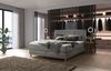 Stefania Boxspringbett grau Eiche MassivholzPolyester 214cm x 143cm x 115cm Bild 2