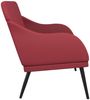 vidaXL Sitzbank Weinrot 110x76x80 cm Kunstleder 351434 Bild 4