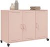 vidaXL Sideboard Rosa 100,5x39x72 cm Stahl 846681 Bild 4