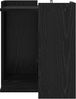vidaXL Katzenstreu Box Umzäunung Schwarz Eichen-Optik 42 x 42 x 51 cm 886271 Bild 5