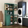 HOLTICO Hochschrank Küchenschrank mit Arbeitsplatte, Buffetschrank, Esszimmerschrank (1-St) Speisekammer mit 4 Türen und Regalen, 183cm Bild 4