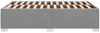 vidaXL Bettgestell ohne Matratze Hellgrau 120x190 cm Stoff 3284457 Bild 5