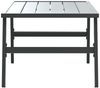 vidaXL Garten-Couchtisch Schwarz 90x45x35 cm Pulverbeschichteter Stahl 4008106 Bild 4