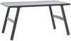 vidaXL Garten-Couchtisch Schwarz 90x45x35 cm Pulverbeschichteter Stahl 4008106 Bild 5