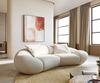 2-Sitzer Lunna 280x170 cm Bouclé Soft Beige 2 Kissen Bild 4