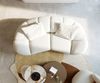2-Sitzer Lunna 280x170 cm Bouclé Soft Beige 2 Kissen Bild 5