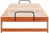 vidaXL Bettrahmen Braun 80 x 220 cm Massives Kiefernholz 873168 Bild 5