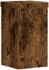 vidaXL Pflanzenständer 2 Stk. Räuchereiche 10x10x18 cm Holzwerkstoff 852883 Bild 3
