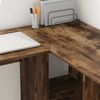 vidaXL Schreibtisch Geräucherte Eiche 142 x 102 x 73 cm Holzwerkstoff 869294 Bild 4