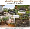 BooGardi Pflanzkübel Balkonkasten Blumenkasten mit Kunststoffeinsatz (Pflanzkasten · Hellbraun 44x20x14cm · 4 Farben · 3 Größen), Pflanzgefäß für Fensterbank · Balkon · Garten · Terrasse Bild 3