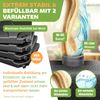 KESSER® Sonnenschirmständer 4-teilig Schirmgewicht Schirmständer für Ampelschirm Bodenkreuz 60 Liter / 80 kg befüllbar mit Wasser oder Sand Inkl. Metallverbinder Ampelschirmständer Kunststoff Schwarz Bild 3