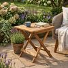 Akazienholz Gartenklapptisch Beistelltisch 38 cm FSC Bild 2