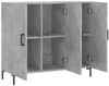 vidaXL Sideboard Betongrau 90x34x80 cm Holzwerkstoff 828112 Bild 5