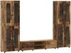 vidaXL TV-Schrankset mit Schubladen FLORIN 3 pcs Altholz Holzwerkstoff 3397992 Bild 2